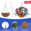 18 " Faux Mixed Assortment in Iron Basket