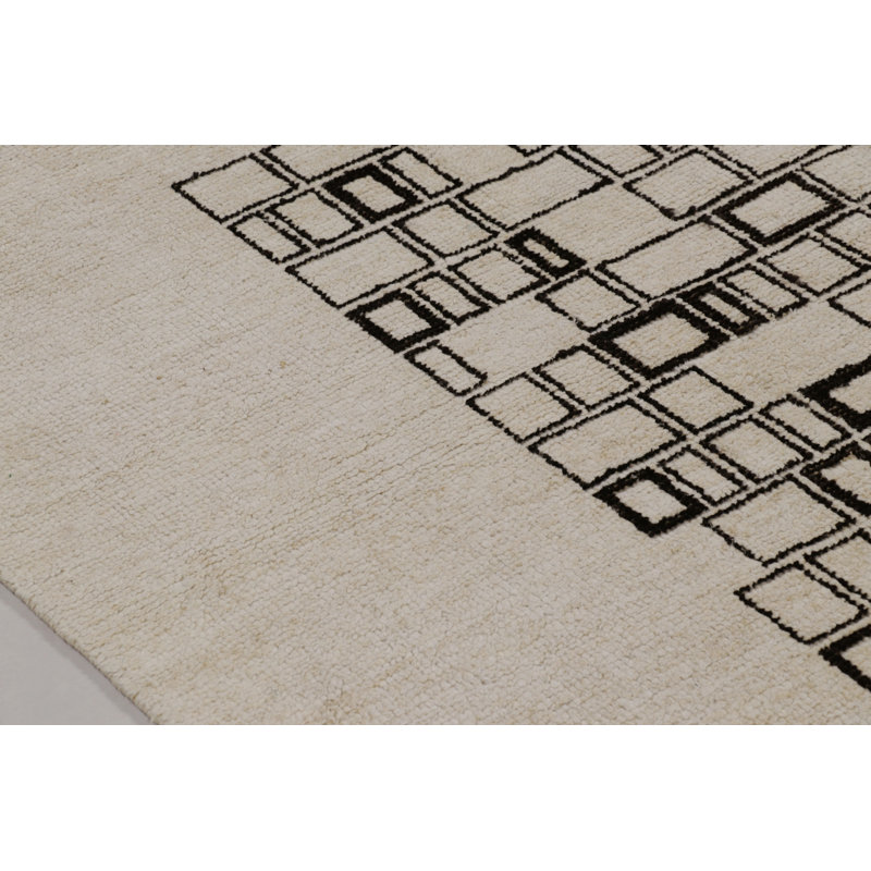 Modern One-of-a-Kind 8'7x11'0 Hand Knotted Area Rug