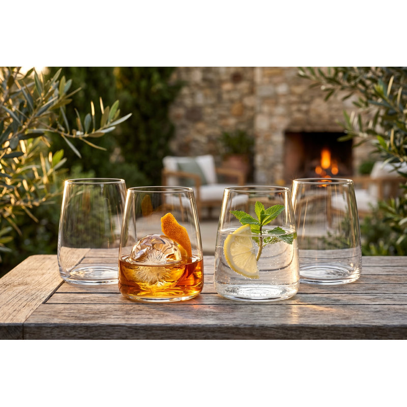Ensemble de 4 verres à whisky 13 oz Pinot