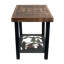 ENSEMBLE DE TABLE DE GUIMAUNE BRILLÉE SIENNA Bears - 1-table basse, 1 table de canapé, 2 tables de bout carrées de 17 po - toutes avec plateau en bois-1696900682