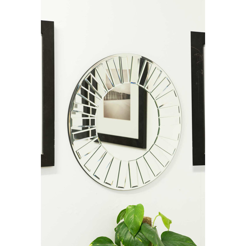 Chasity Glass Flat Wall Mirror