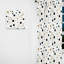 Motif à pois minimaliste noir et doré Minimalist - 1 panneau-107594364