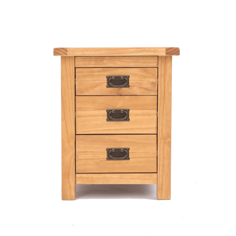 Nolan 45cm W Plywood / Laminate Board Bedside Table