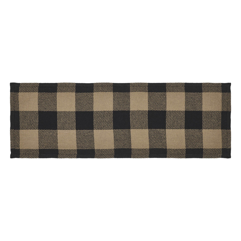 Tapis de couloir noir 12 x 36, 36 po x 12 po