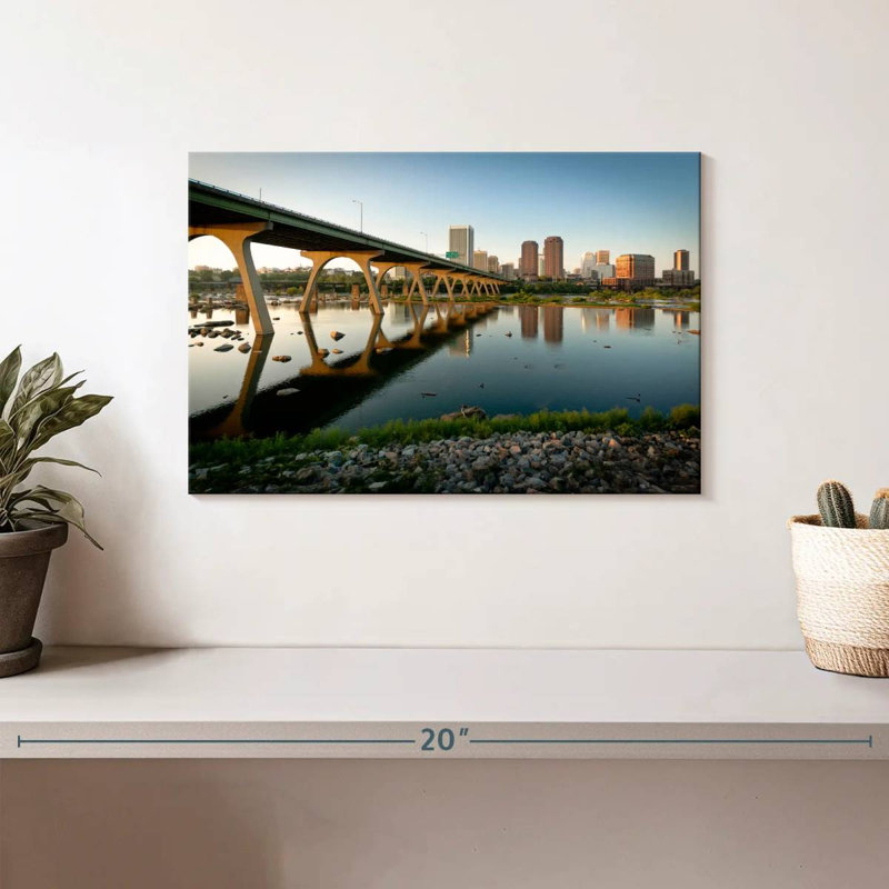 Nicci Manchester Bridge Reflection, 8" H x 12" W