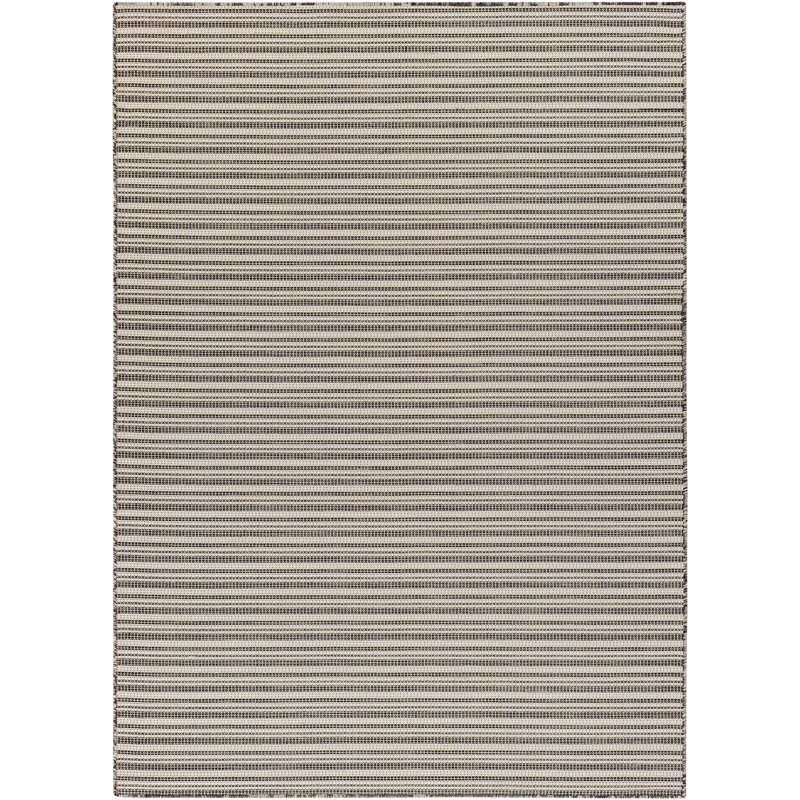 Anelyse Striped Indoor / Outdoor Rug, Square 7'7"
