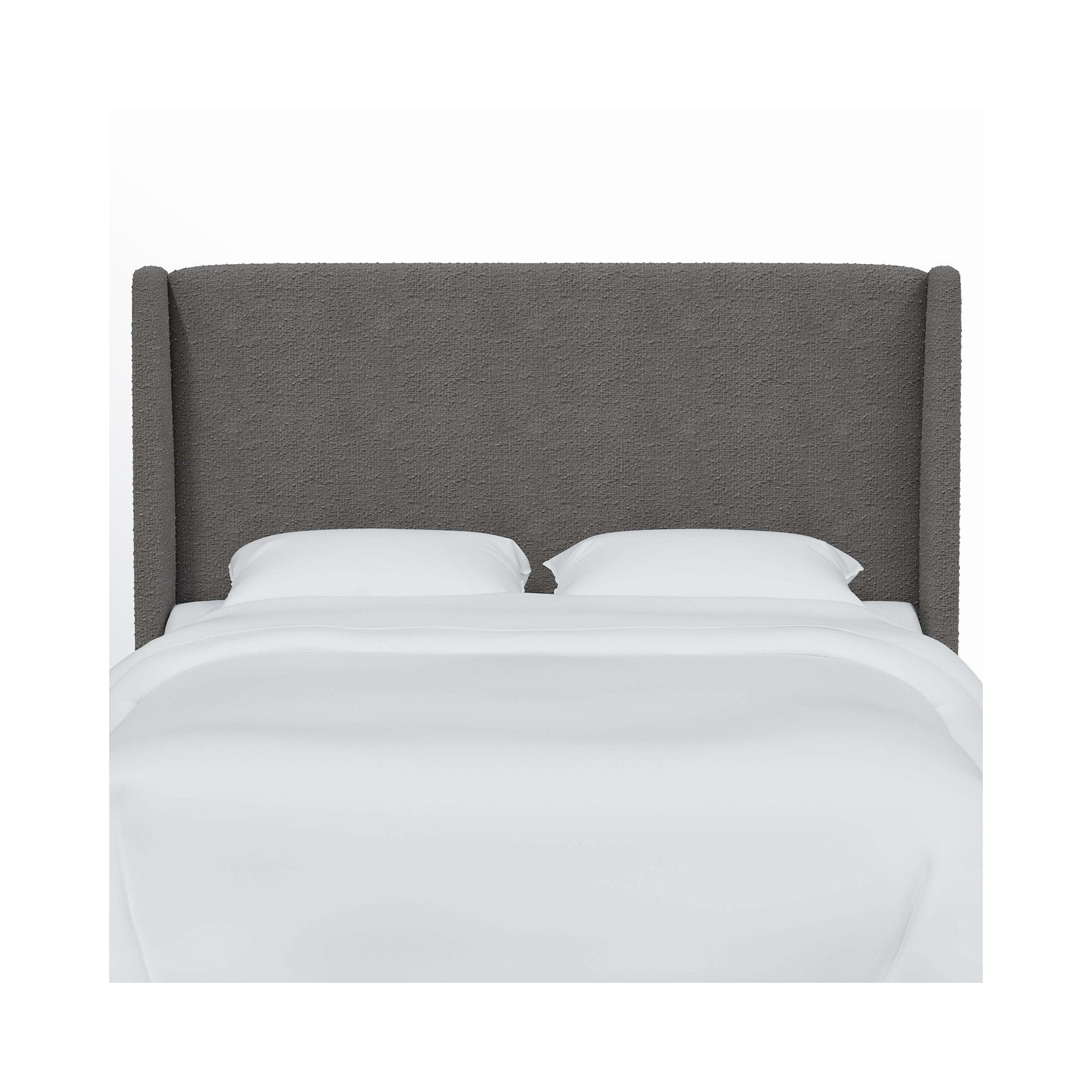 Tilly Upholstered Headboard, Zuma Rosequartz Textured Linen, Full