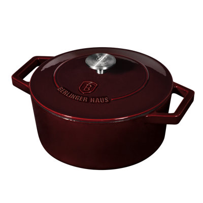 Berlinger Haus 4.91L Non-Stick Cast Iron Round Dutch Oven