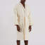 Hammd Waffle Gender Neutral Mid-Calf Bathrobe with Pockets-1510750018-1510750017