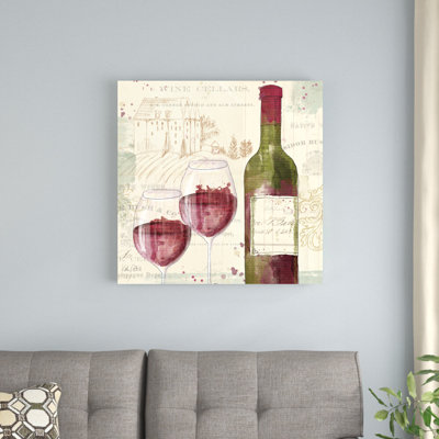 "Chateau Winery III" par Katie pertiet, reproduction d'art sur toile tendue