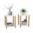 Modern Side Table With Storage Shelves