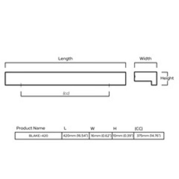 Dimensions du produit