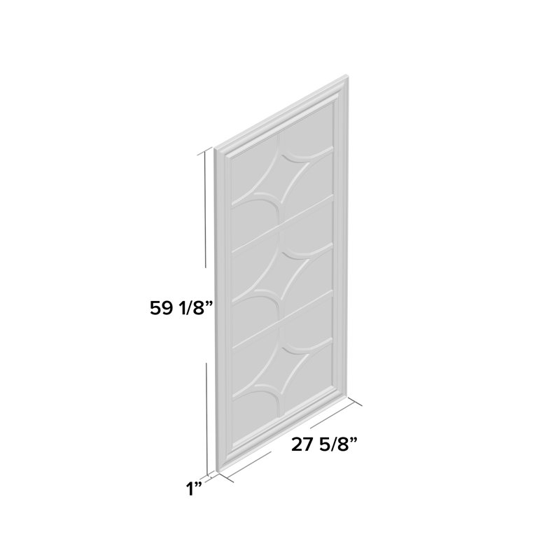 Arthella Rectangle Mirror, Ivory