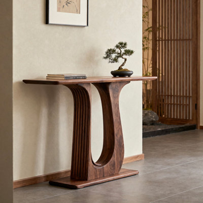 New Chinese-style solid wood console table