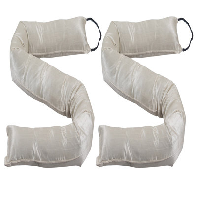 Faux Silk Draft Stopper Fabric Draft Excluder