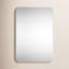Stainless Steel Recessed Framed Single Door Medicine Cabinet with Adjustable Shelves-98652869
