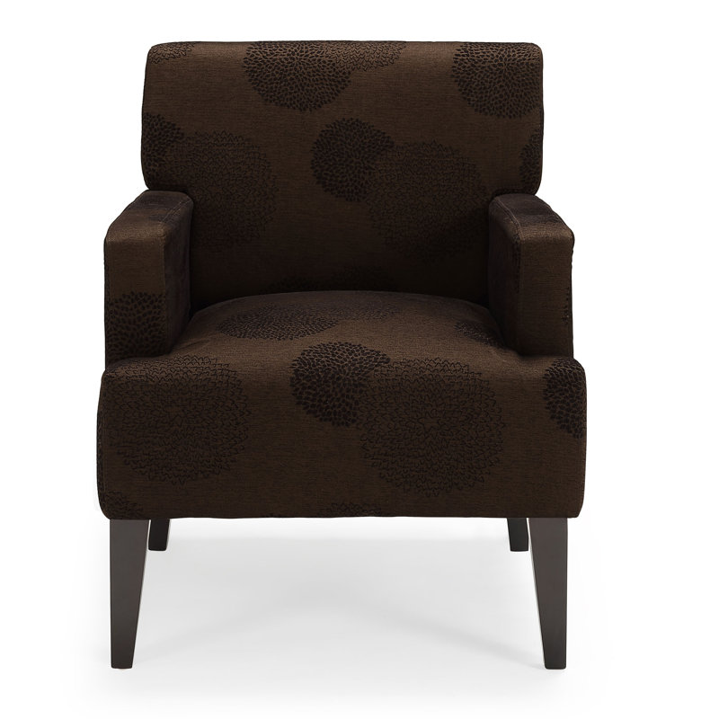 Fauteuil de chambre Costales, Brun / floral