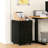 Dark Walnut 3 Drawer Storage Cabinet. Removable Tray & Under Desk Design. Mobility Wheels For Office Convenience 3 Bin, Walnut. Storage. And Transforming Functionality