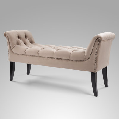 Denno Polyester Upholstered Bench