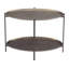 Table basse avec rangement en acier