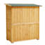 Outdoor Solid Wood Storage Cabinet Garden Tool Shed