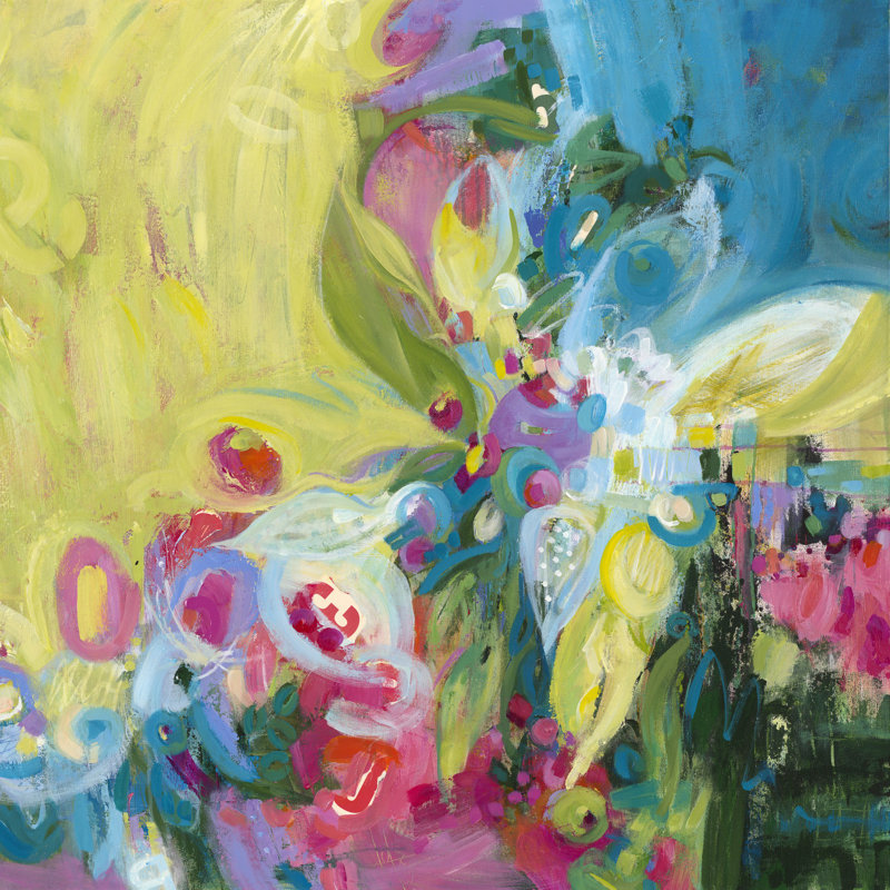 Edwina's Headdress 1 Piece Wrapped Canvas Painting, 76cm H x 76cm W