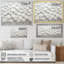 Ciel plein de parapluies blancs sur toile-97036089-97036090