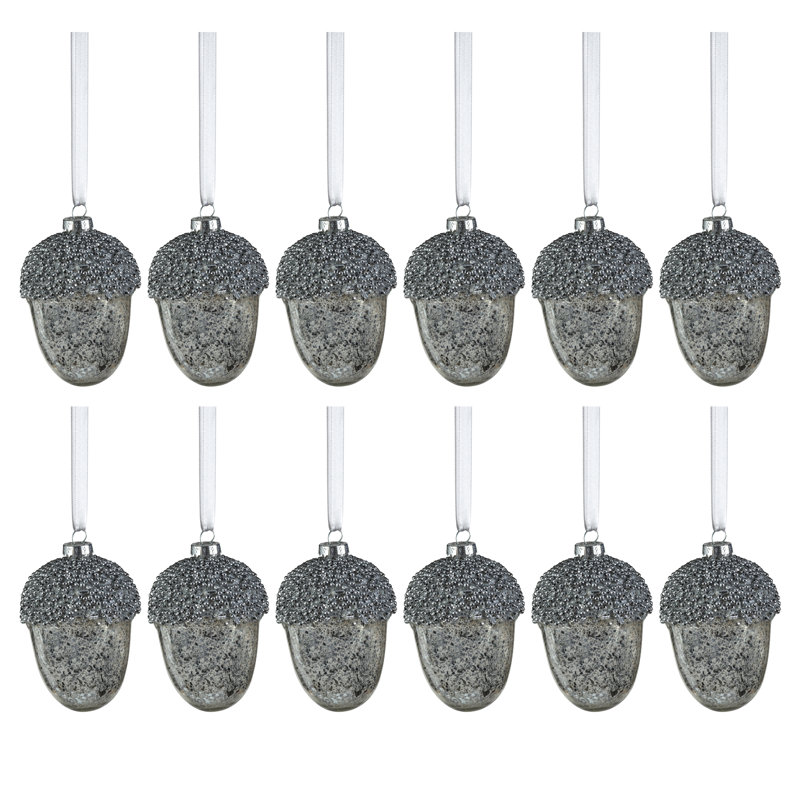 Ornement en forme de fête Evran The Aisle® Holiday, Argent