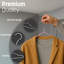 20 Pack Heavy‑Duty Rubber Coated Metal Hangers, Space‑Saving Closet Organizer, Blush Pink