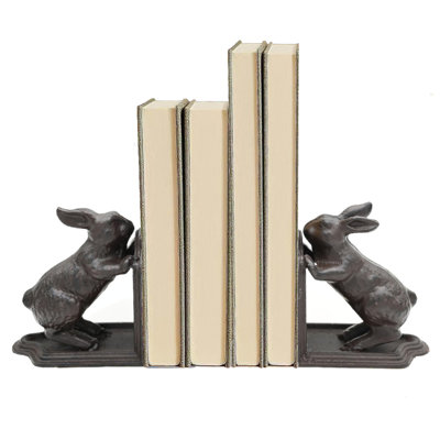 Serre-livres en fonte décoratifs mignons, serre-livres vintage robustes pour tablettes