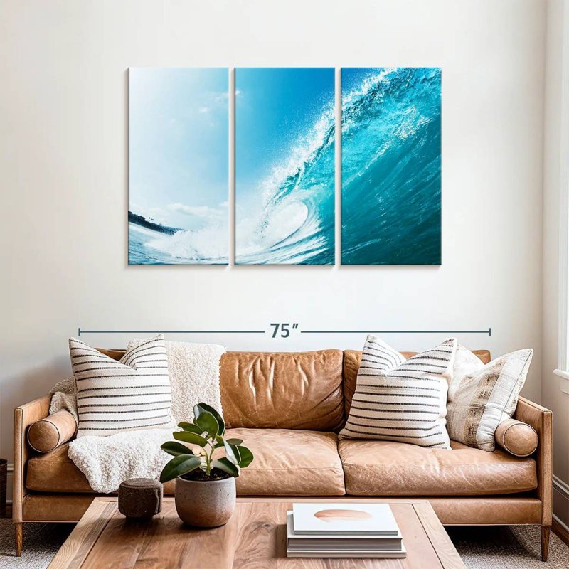 Gillard Clear Blue Wave, 36" H x 57" W