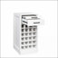 Armoire à vin modulaire pour 24 bouteilles avec rangement spacieux, parfaite pour organiser et présenter votre collection de vins.