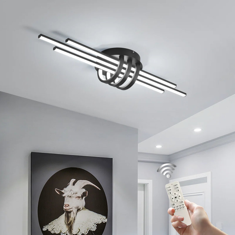 Lediana 3-Light LED Flush Mount, 13cm H x 84cm W x 22cm D