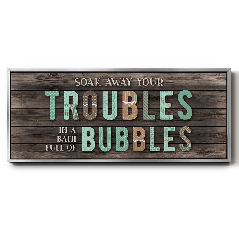 Troubles Bubbles - Toile encadrée