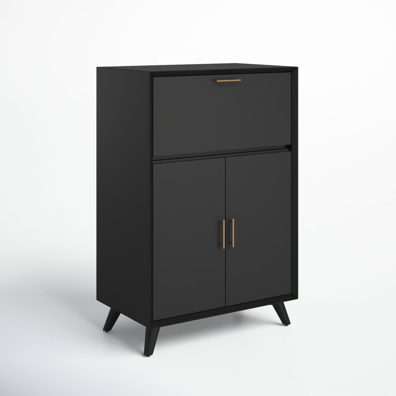 Williams Bar Cabinet, Black