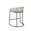 Tabouret de 25 po tissé: conception chic avec coussin rembourré et tabouret de comptoir à finition en fer 25 po: cadre de dossier élégant en corde