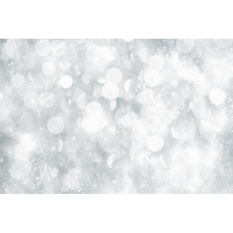 Silver Christmas Background by 8213erika - Wrapped Canvas Print, 61cm H x 91cm W x 3.8cm D