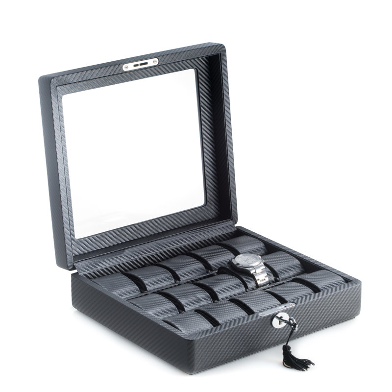 Leather Watch Box + Locking