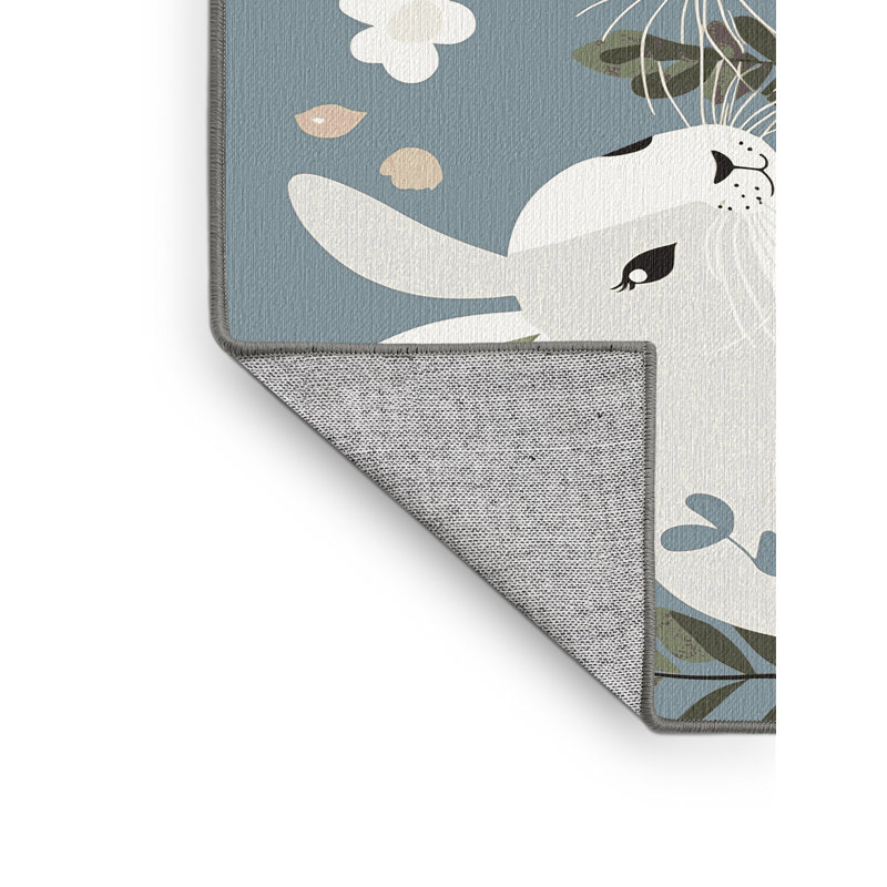 Tapis pour enfants mignons lavables Dakota Fields, Rectangulaire 2 pi x 3 pi