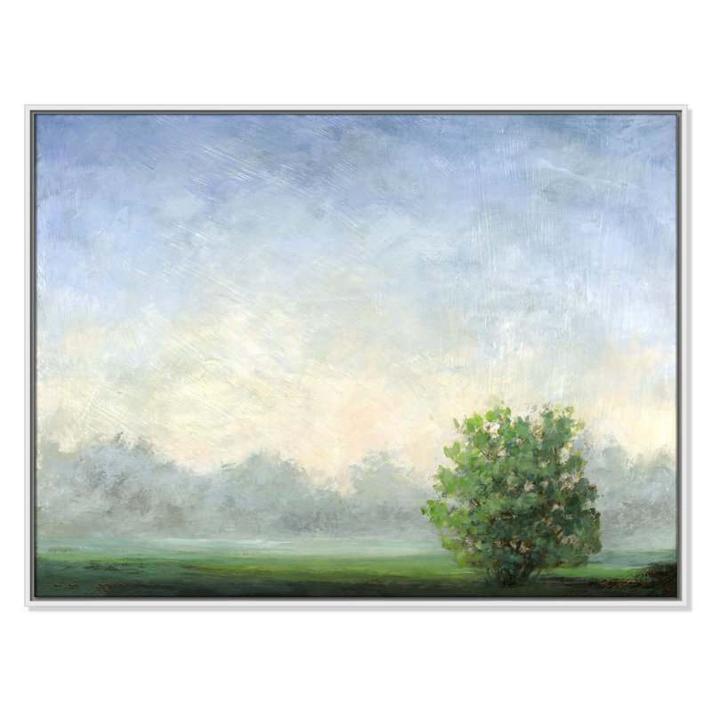 Thayne Upstart Print par Dena Ann Adams, H 31,5 po x l 41,5 po, Blanc