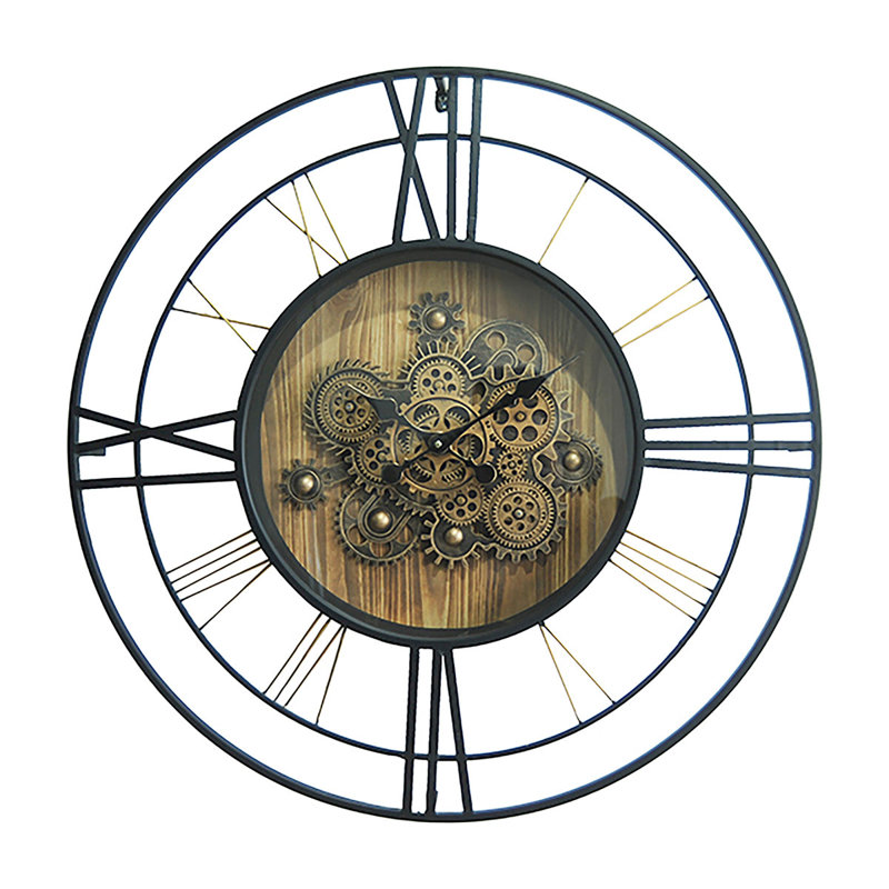 Bergh Metal And Glass Wall Clock