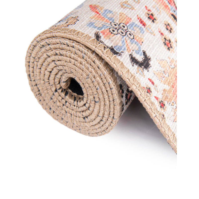 Bungalow Rose Ariel Timeless Rug, Rectangle 8 pi 4 po x 12 pi