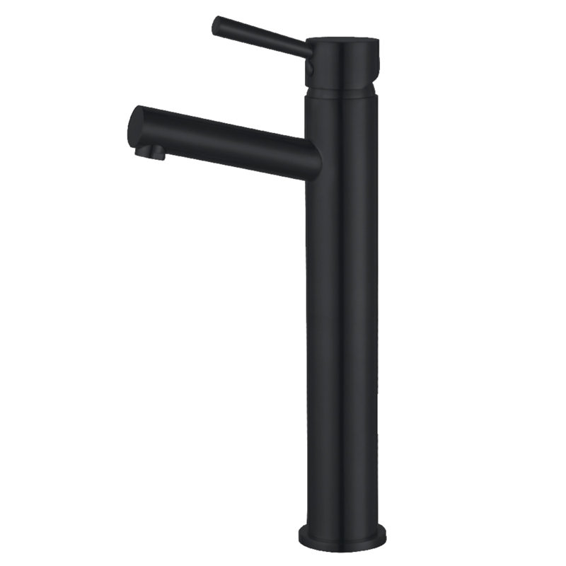 Kingston Brass Concord Single-Handle 1-Hole Deck Mount Vessel Faucet, Matte Black