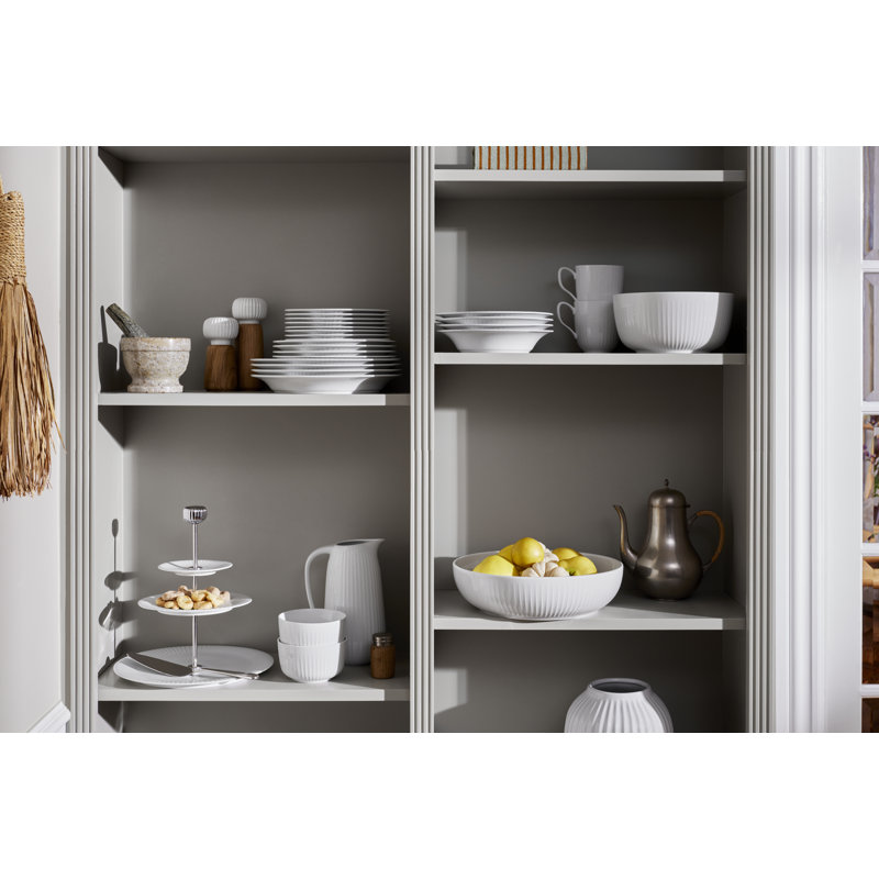 Hammershøi Salt & Pepper Mill, White, 7.3" H x 2.6" W x 2.6" D