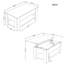 Table basse à plateau relevable avec rangement-1435500029
