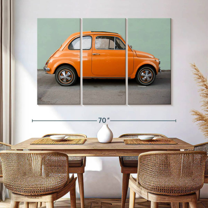 Fiat 500, H 42 po x l 65 po