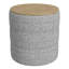 Repose-pieds avec rangement Homepop-100811349