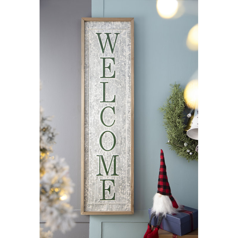 Décoration murale "Welcome"