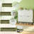 20 Pair Shoe Storage Cabinet with 4 Flip Drawers White Shoe Cabinet