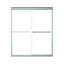 60" W x 75.75" H Frameless Rectangle Sliding Shower Kit with Towel Bar and Base Included-1777699364-1777699367